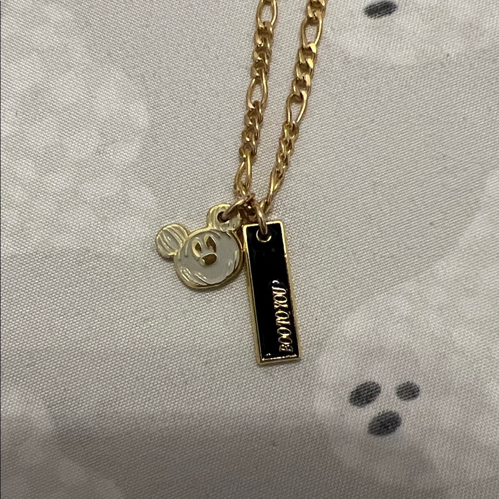 Boo to You and Mickey Pumpkin Necklace